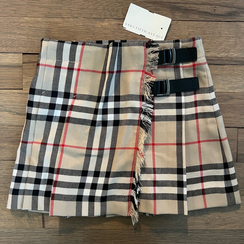 100% Authentic Burberry London Little Girls Skirt Size 4Y
